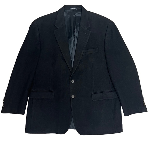 Ralph Lauren Other - Ralph Ralph Lauren Loro Piana Jacket Men’s 44R Camel Hair Suit Coat Italy Black